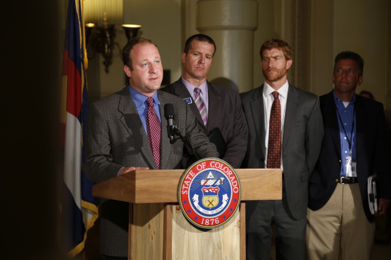 Congressman Jared Polis (D-CO) at the unveiling of the state's new oil and gas task force.