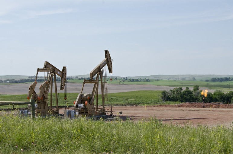 Drilling multiple oil wells on the same pad helps bring down costs.