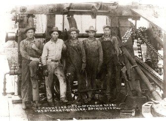  Drilling Rig Crew, Yount-Lee Oil Company, Spindletop Oil Field, Beaumont, Texas c. 1925