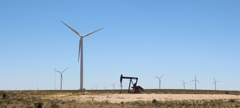 Oil and gas dominate the Texas energy market but wind is growing exponentially. Wind power now provides 10 per cent of the state's electricity. 