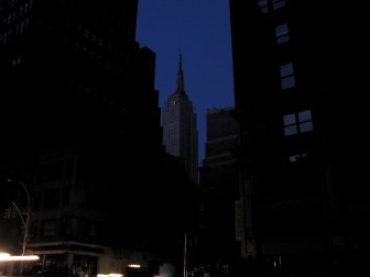 The Empire State Building went dark during the Northeast blackout of 2003.