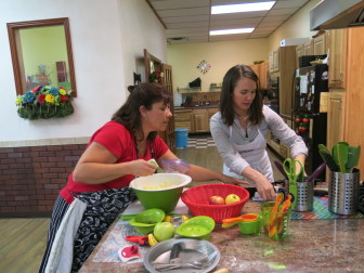 Kathy Guler owns Foodies Culinary Academy in Fort Collins, CO. 