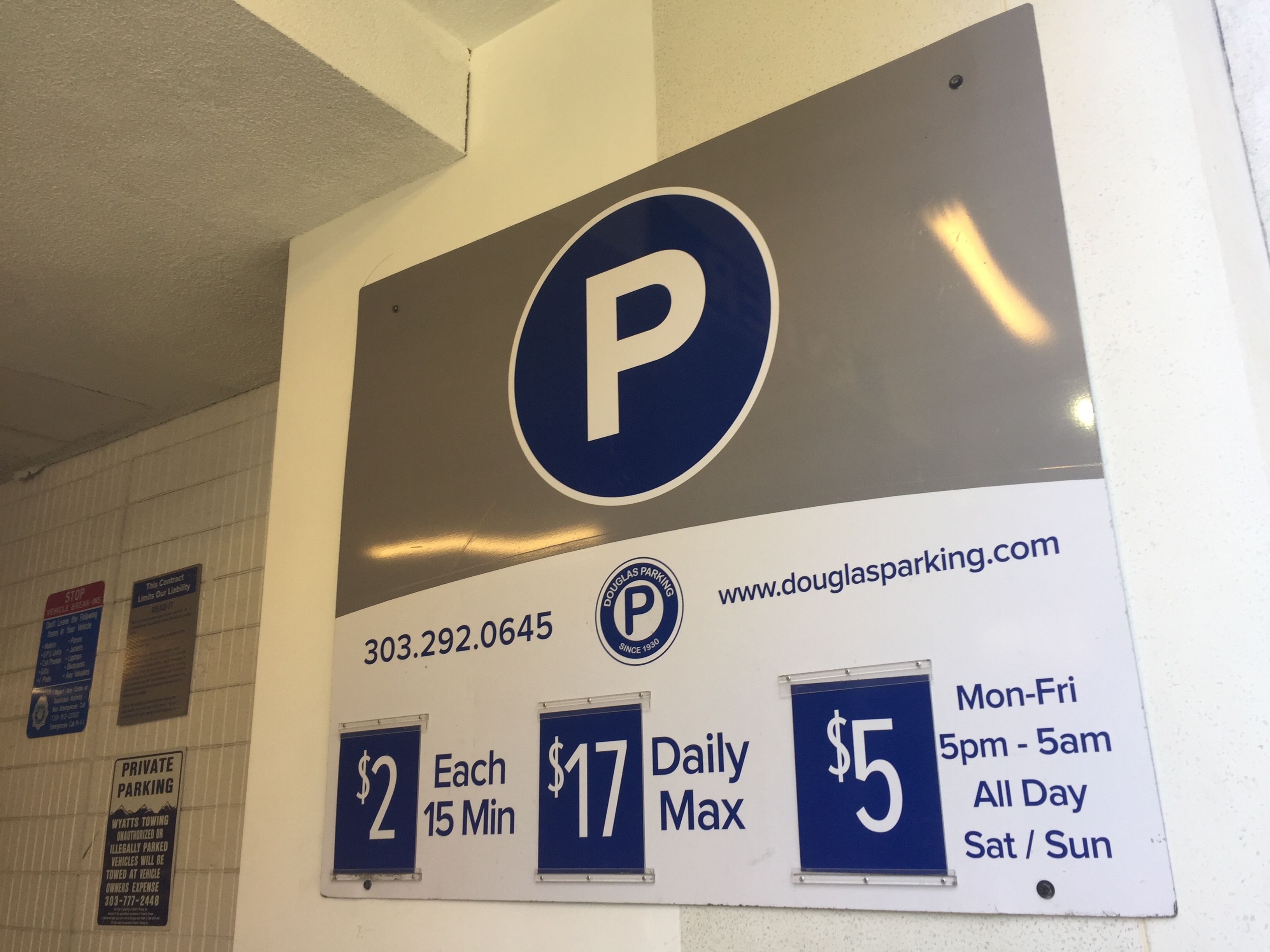 parking prices