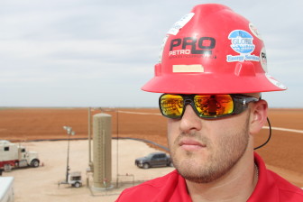 Sam Sledge is a Technical Operations Manager at Pro Petro, an energy services company. He says the players that survive the downturn will inherit the business of those that don't when energy prices rebound. 