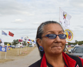 Johanna Holy Elk Face was born on the Standing Rock reservation but lives in Denver.